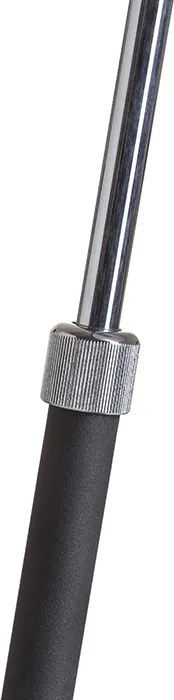 RENDL RITZY asztali lámpa fekete króm 230V LED E27 15W