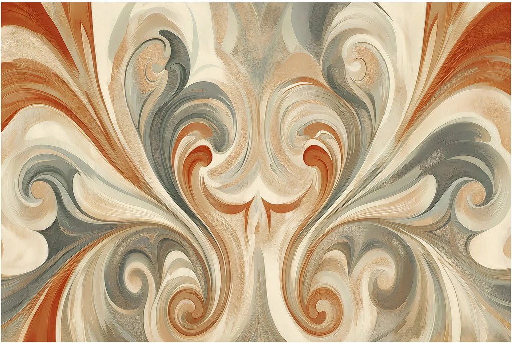 Kép - Örvények földszínekkel (90x60 cm)