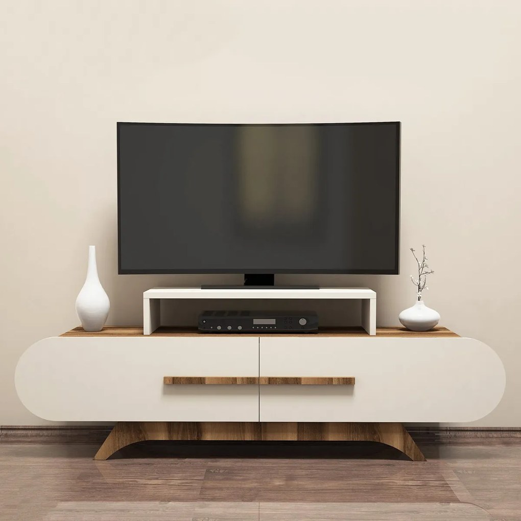 TV asztal Rose Walnut Cream