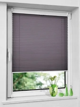 Pliszé roló antracit pliszé redőny 75x150cm