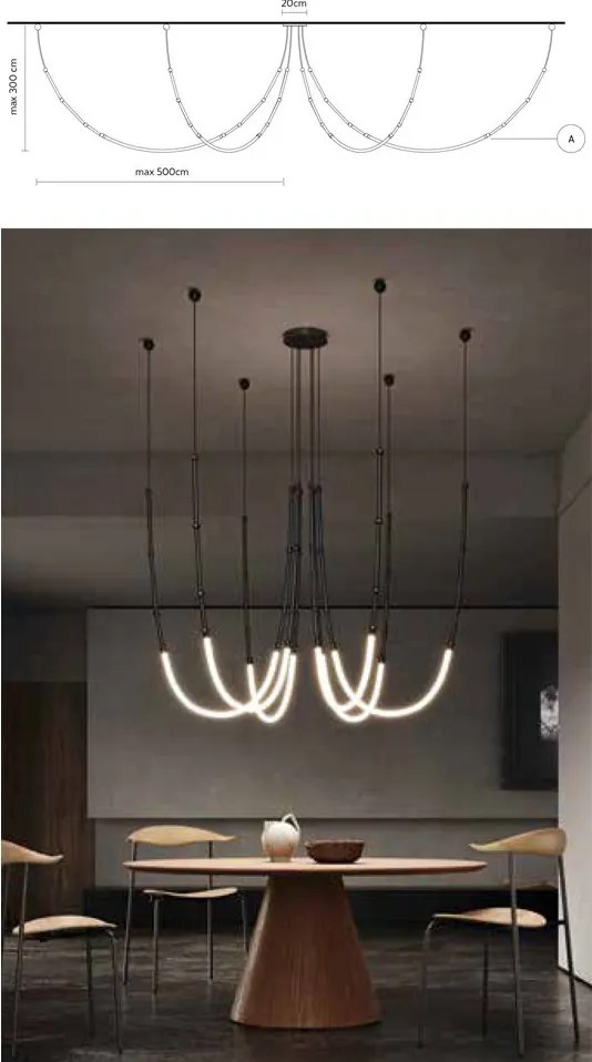 KARMAN SE293DNINT Modern Függesztett Lámpa LED IP20