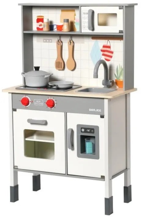 Fa gyerekkonyha jégkészítővel