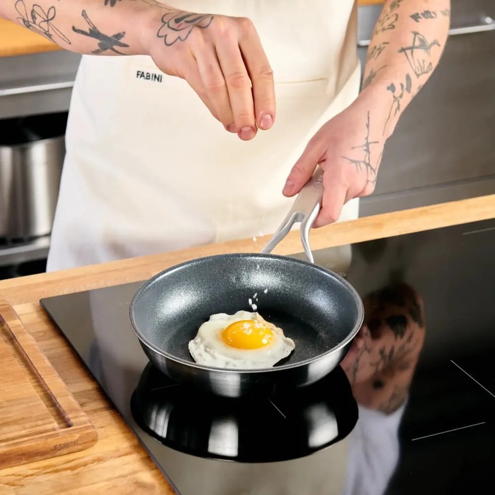 Rozsdamentes acél serpenyő tapadásmentes felülettel ø 20 cm Lucca 3.0 – FABINI