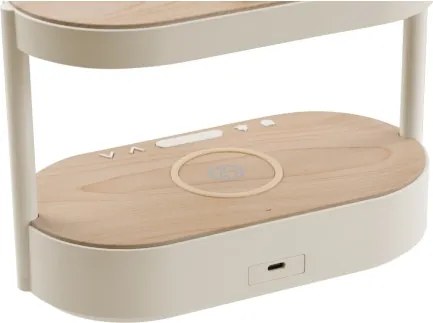 Immax 09111L - LED dimmelhető asztali lámpa ébresztővel és töltővel TRIPLE DOCK LED/1,5W/5V