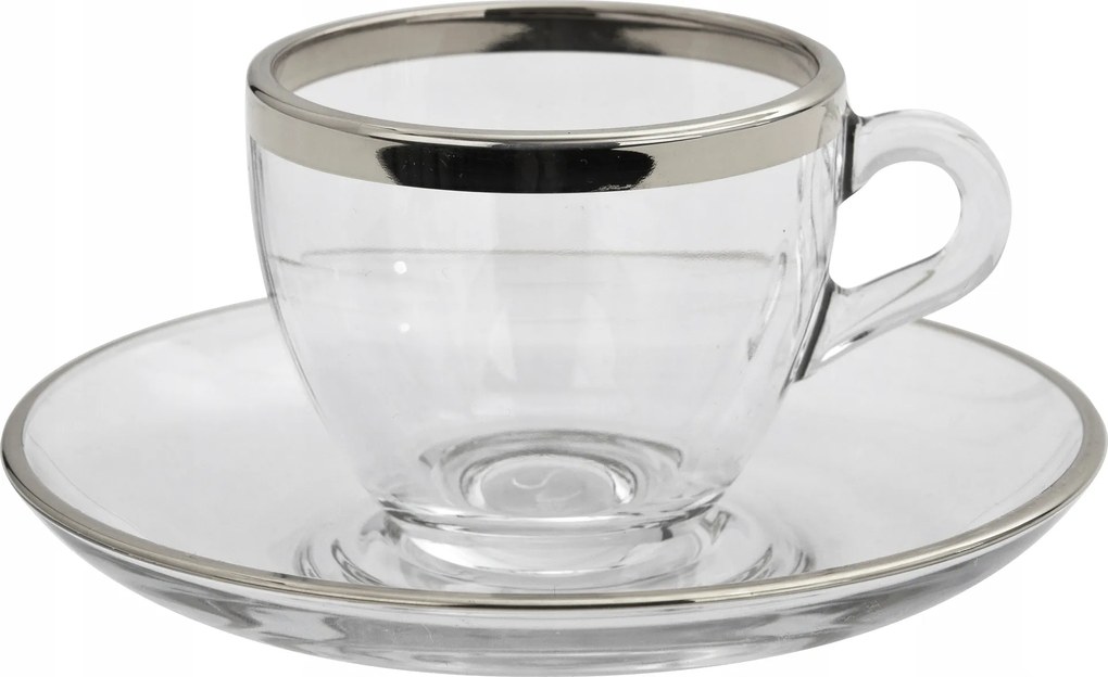 2 db 60 ml-es eszpresszó csésze csészealj szett Platinium Line