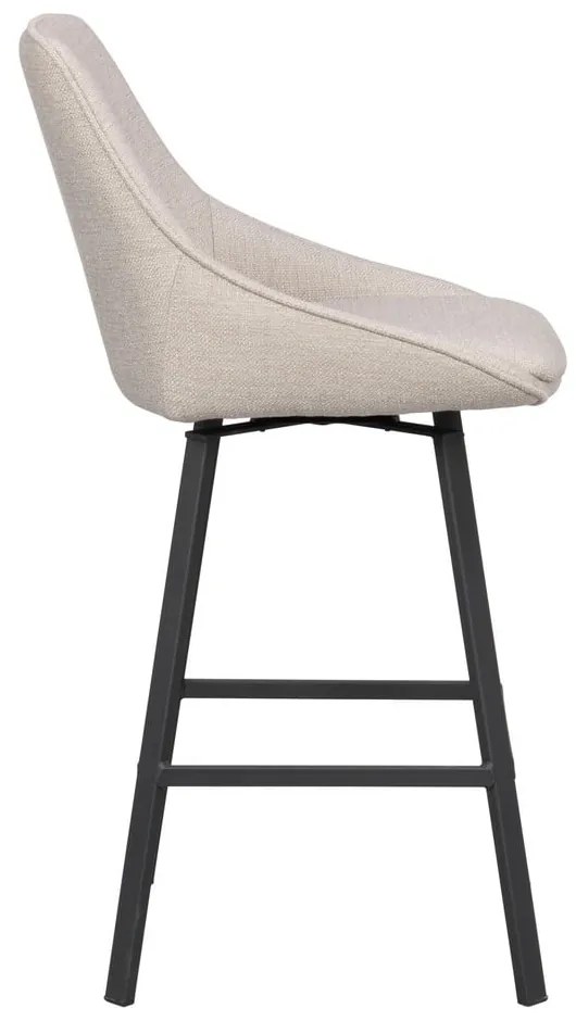 Bézs bárszék szett 2 db-os (ülésmagasság 65 cm) Alison – Rowico