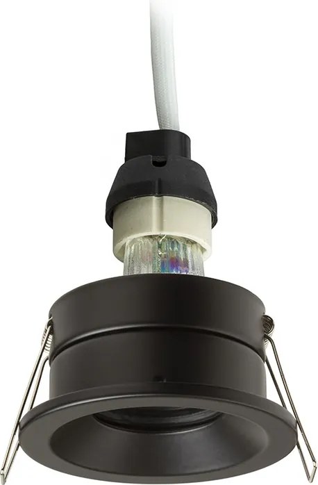 RENDL BELLA GU10 zápustná černá 230V LED GU10 15W IP65