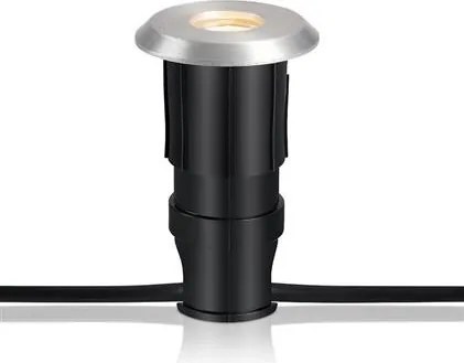 MARKSLÖJD 107716 GARDEN24 Kültéri Talajba Építhető Lámpa Ezüst LED IP44