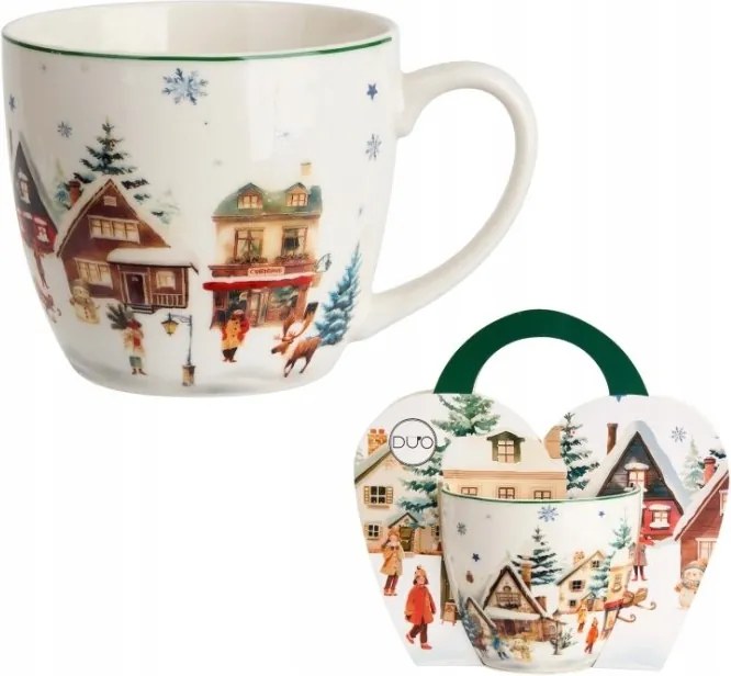 Bögre Karácsonyi Falu 400 ml