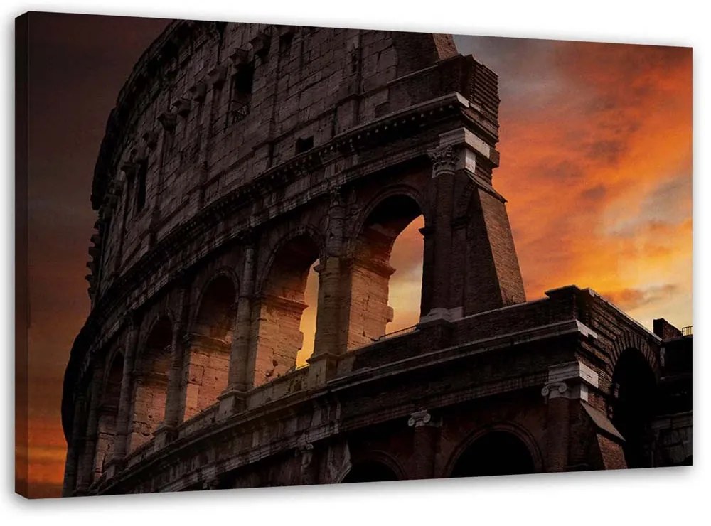 Gario Vászonkép Colosseum alkonyatkor Méret: 100 x 70 cm