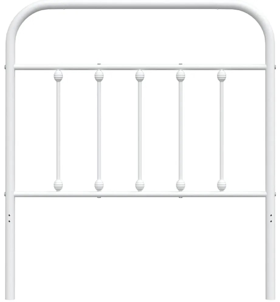 fehér fém fejtámla 90 cm