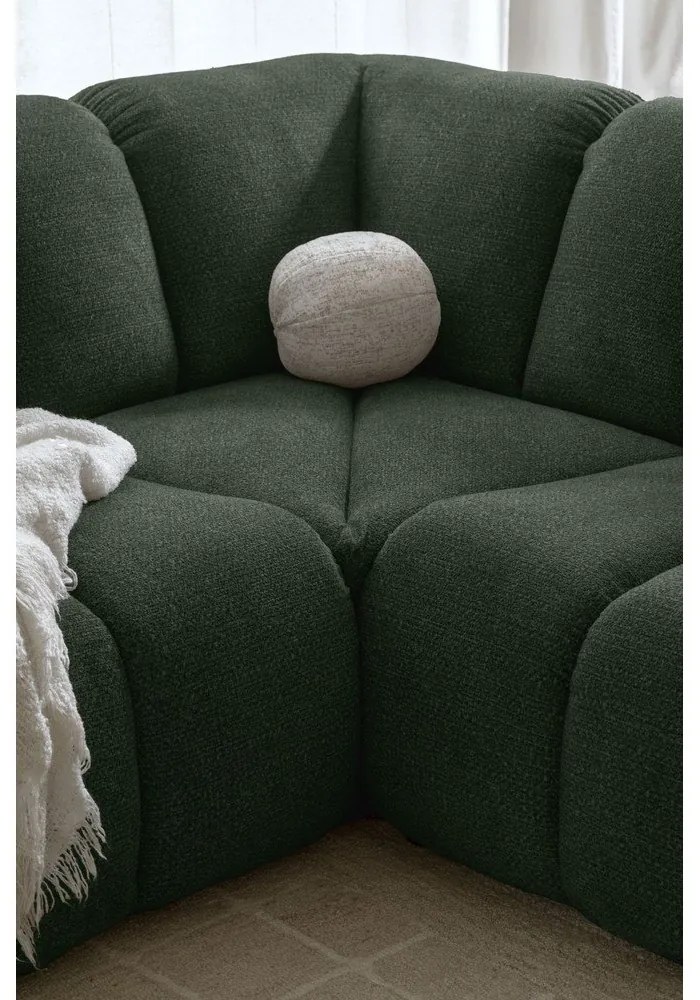 Sötétzöld sarokkanapé Shell – Miuform