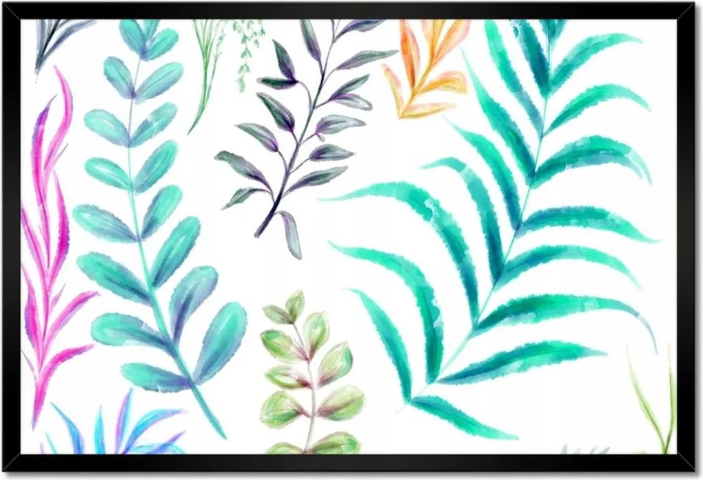 Poszterek keretben 60x40 Trópusi összeállítás