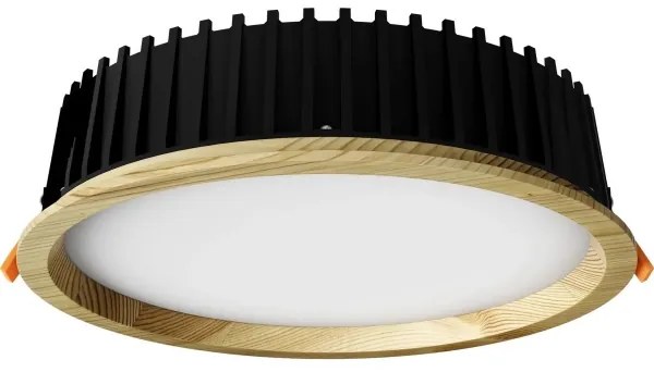 APLED-LED Lámpa RONDO WOODLINE LED/18W/230V 4000K átm. 26 cm fenyő tömör fa