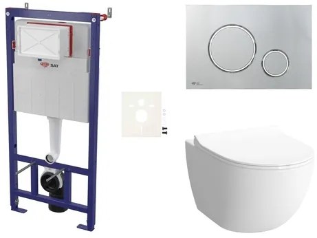 Fali WC szett SAT előtétfalas szereléshez + SAT Infinitio WC SIKOSSINF71K