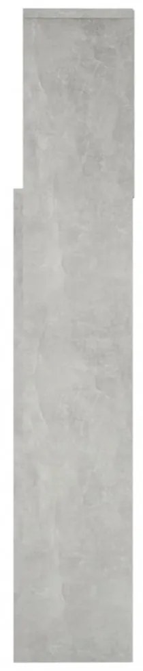 betonszürke áthidaló szekrény 160 x 19 x 103,5 cm