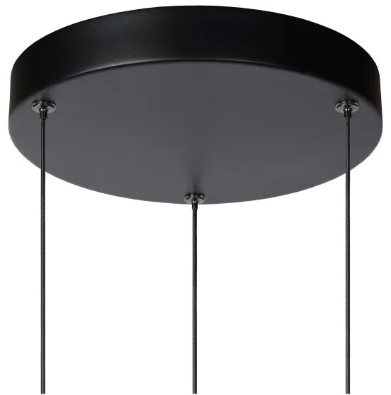 Lucide 24402/15/30 - LED Dimmelhető csillár zsinóron MARGARY 3xLED/4W/230V fekete