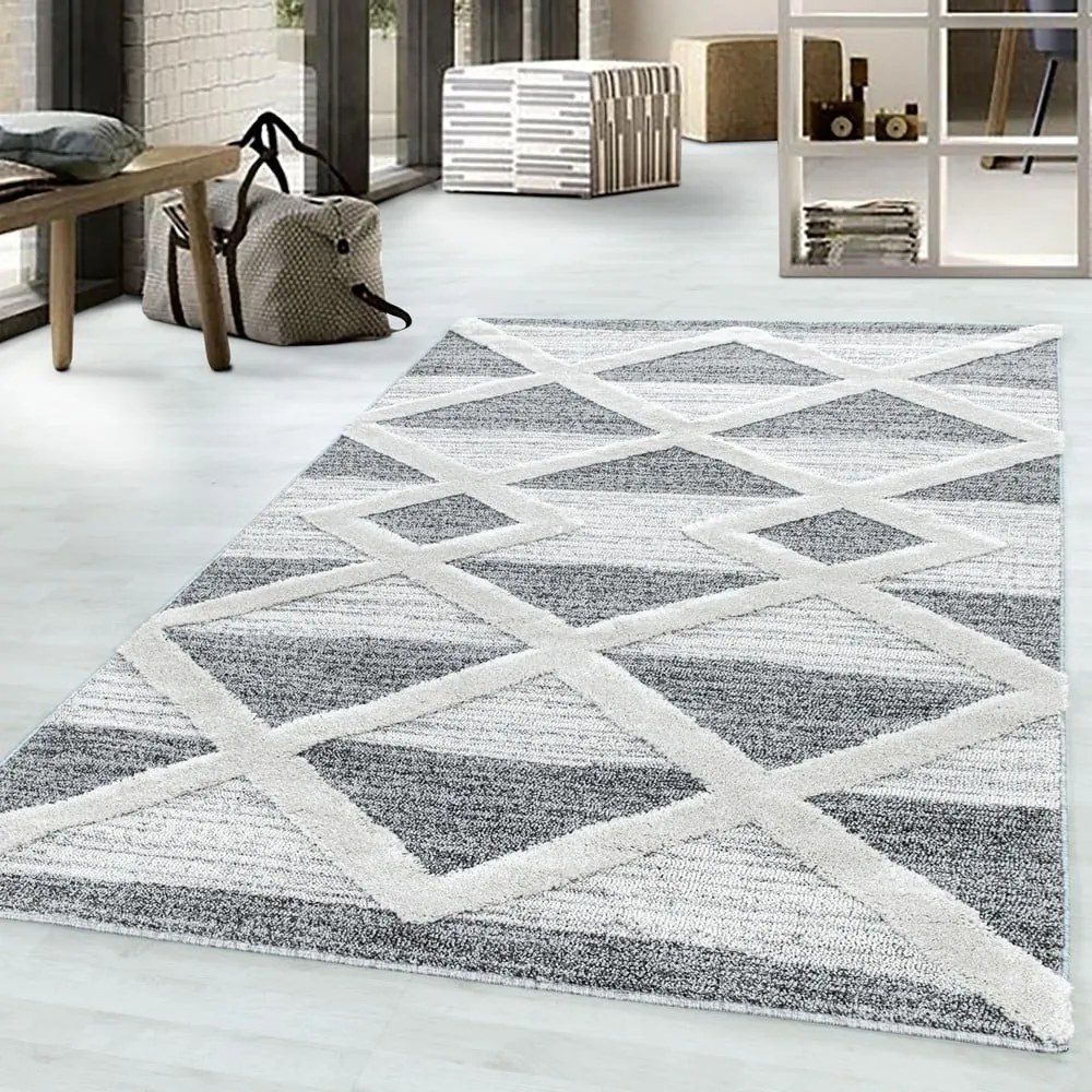 Szürke szőnyeg 60x110 cm Pisa – Ayyildiz Carpets