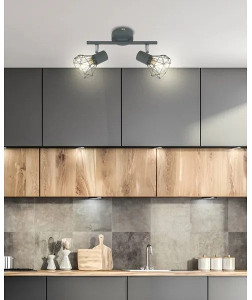 Spotlámpa VERVE 2xE14/40W/230V