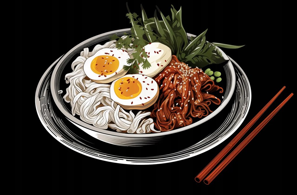 Poszter 91,5x60cm Ramen a művészetben