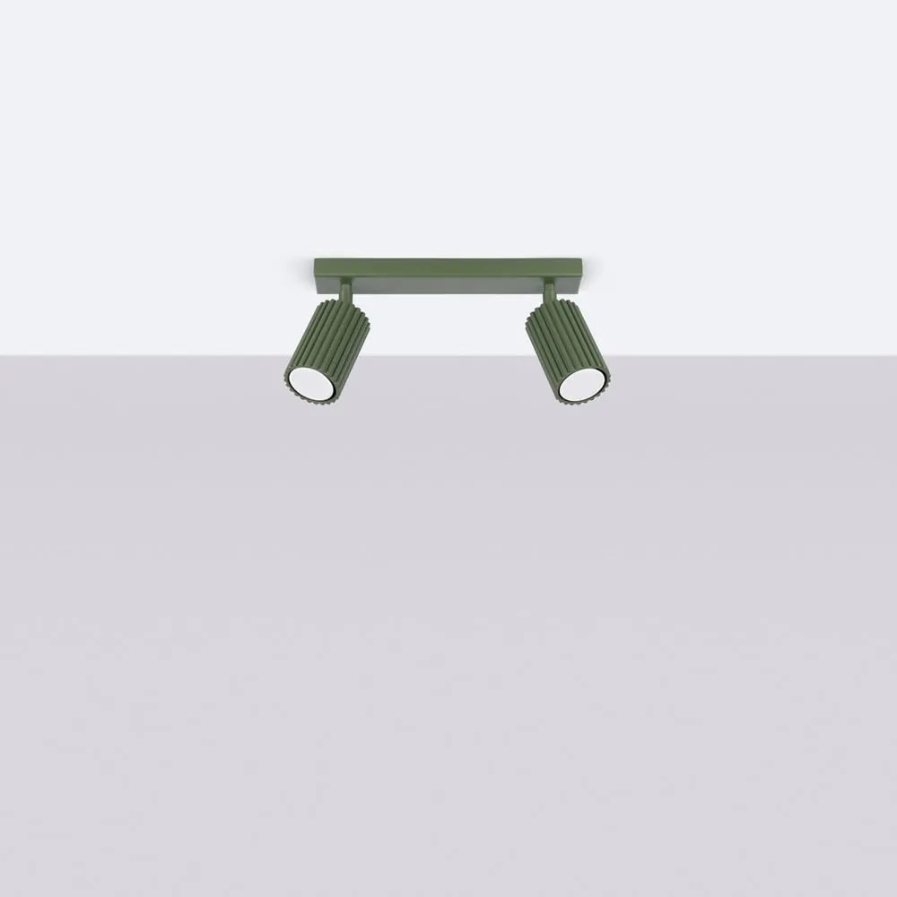 Zöld spotlámpa 6,5x30 cm Gleam – Sollux