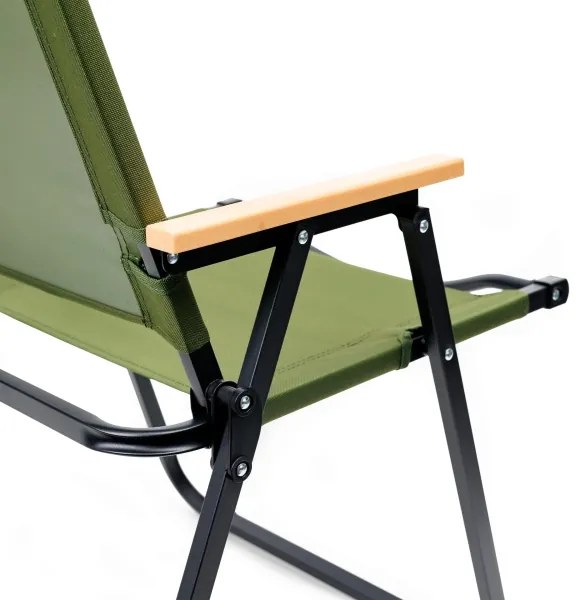 Összecsukható kempingszék zöld