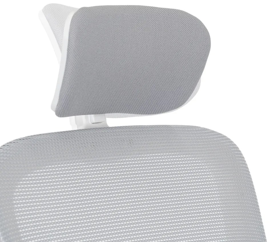 Flexo ergonomikus irodai forgószék deréktámasszal fehér