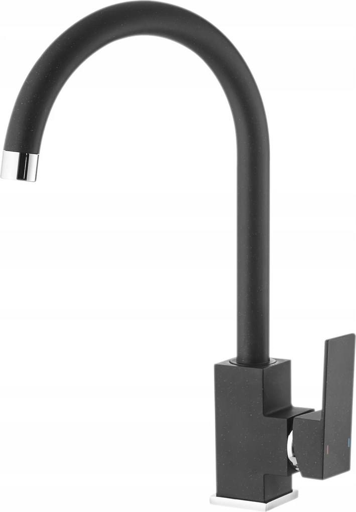 Konyhai Csaptelep forgatható fekete Álló Csaptelep Julien Csaptelep mosogatóhoz