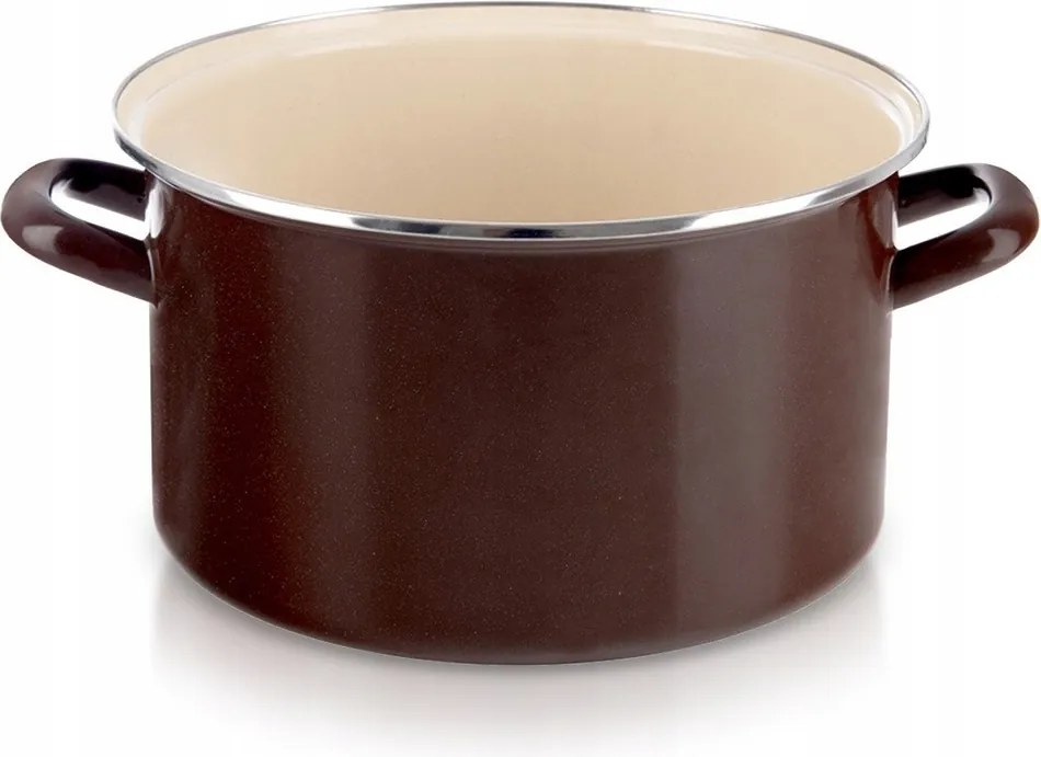 Zománcozott fazék hagyományos indukciós gáz főzőlaphoz 28 cm 8L