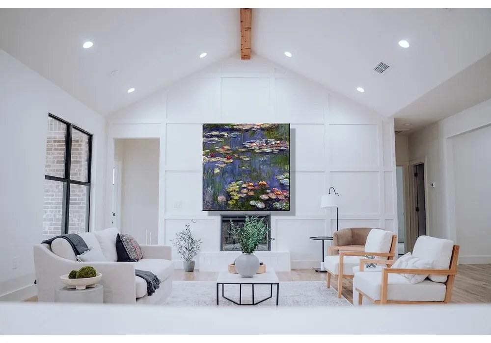 Claude Monet - Water Lilies 3 kép másolat, 70 x 70 cm