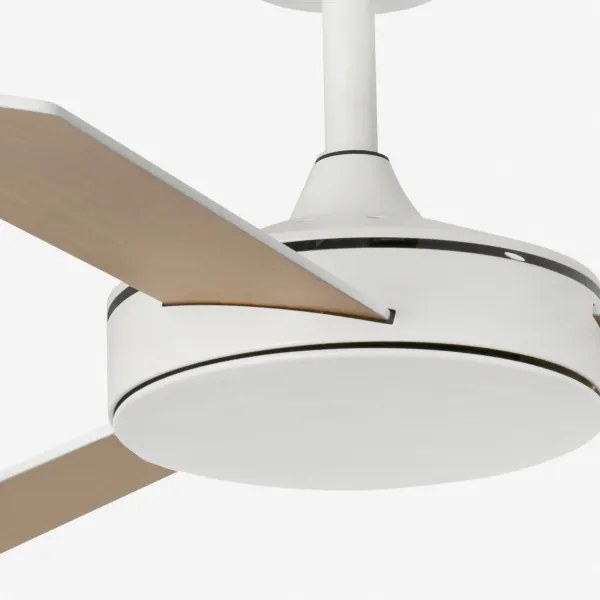 FARO 33603DCWT- Mennyezeti ventilátor MINI MALLORCA S barna/fehér átm. 106 cm WT + távirányító