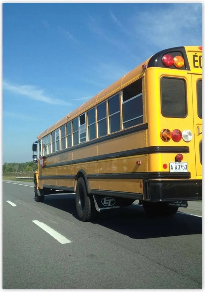 Poszterek 70x100 Sárga Schoolbus