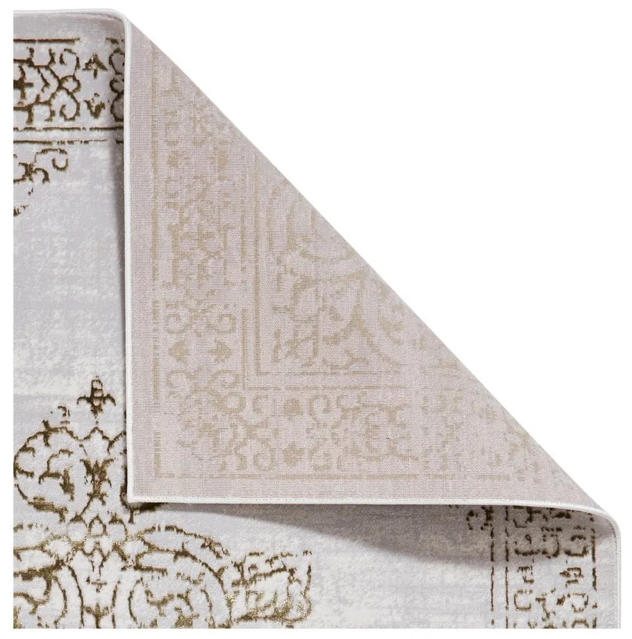 Világosszürke-aranyszínű szőnyeg 120x170 cm Artemis – Think Rugs