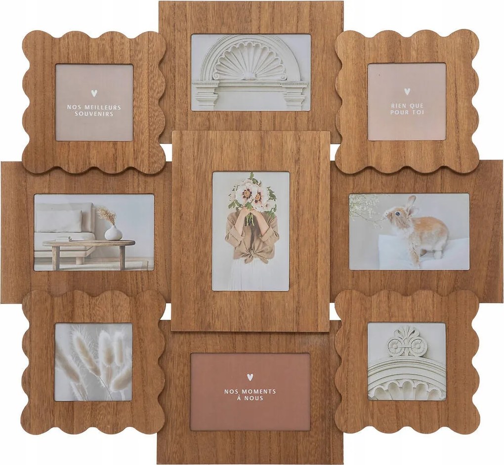 Képkeret Multikeret 9 Képhez Fali Képkeret 9 Kép Mdf