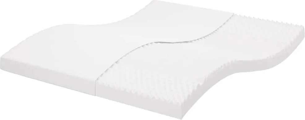 vidaXL fehér 7 zónás 20 ILD keménységű habmatrac 160 x 210 cm