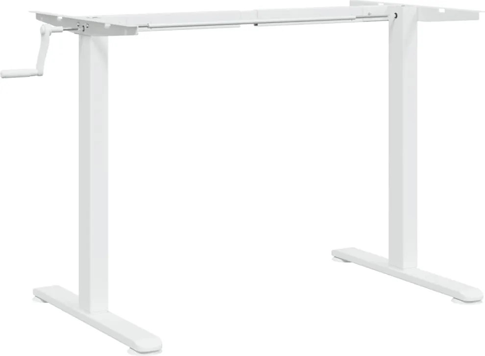 vidaXL fehér acél álló asztalváz (94-135) x 60 x (70-114) cm