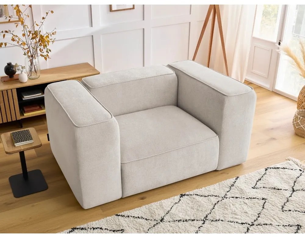 Bézs fotel Zephyr – Bobochic Paris