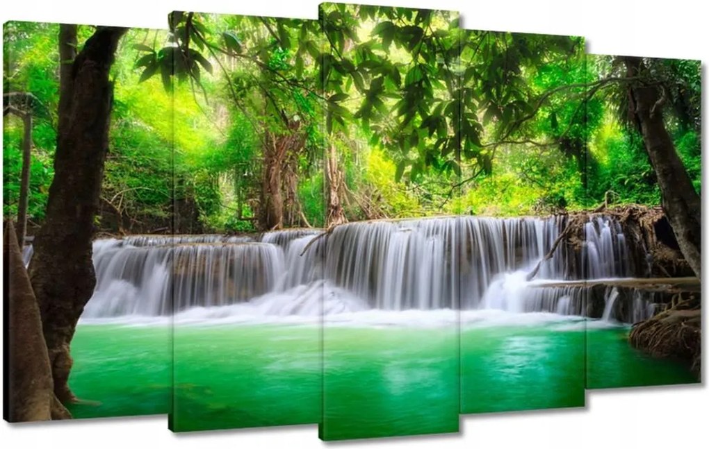 Festmények 100x60 Tájkép vízesés