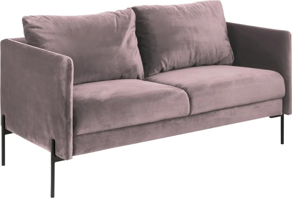 Stílusos kanapé Noomi - világos rózsaszín