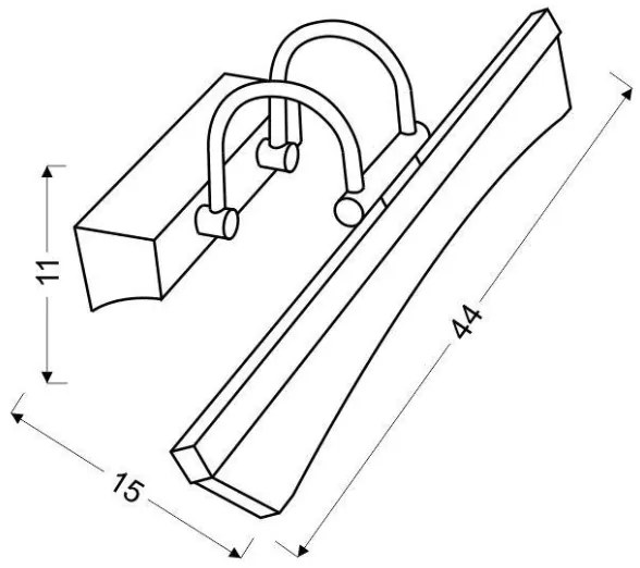 LED tükörmegvilágító GLORY LED/7W/230V