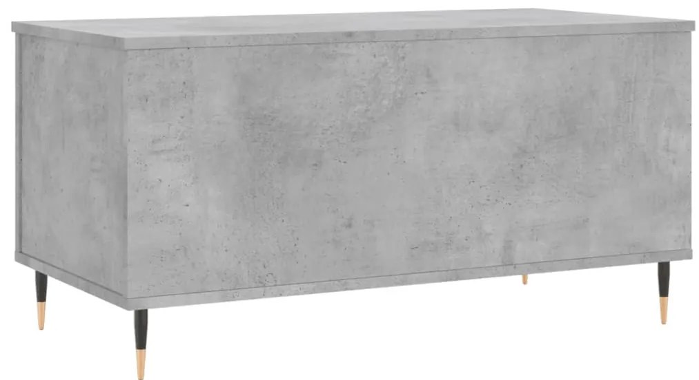 Betonszürke szerelt fa dohányzóasztal 90x44,5x45 cm