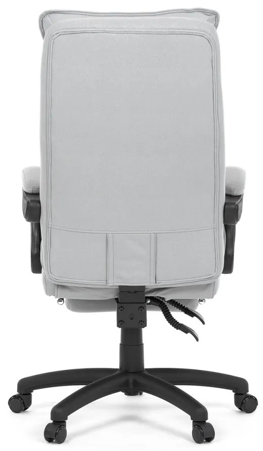 Scaun pivotant de birou cu suport pentru picioare Silver Grey KA-Y350