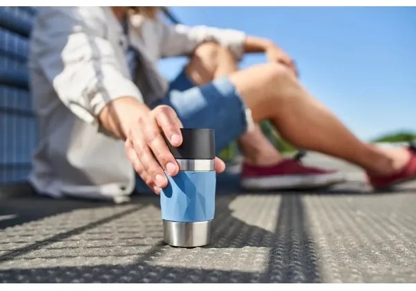 Tefal - Termikus bögre 300 ml COMPACT MUG rozsdamentes/kék