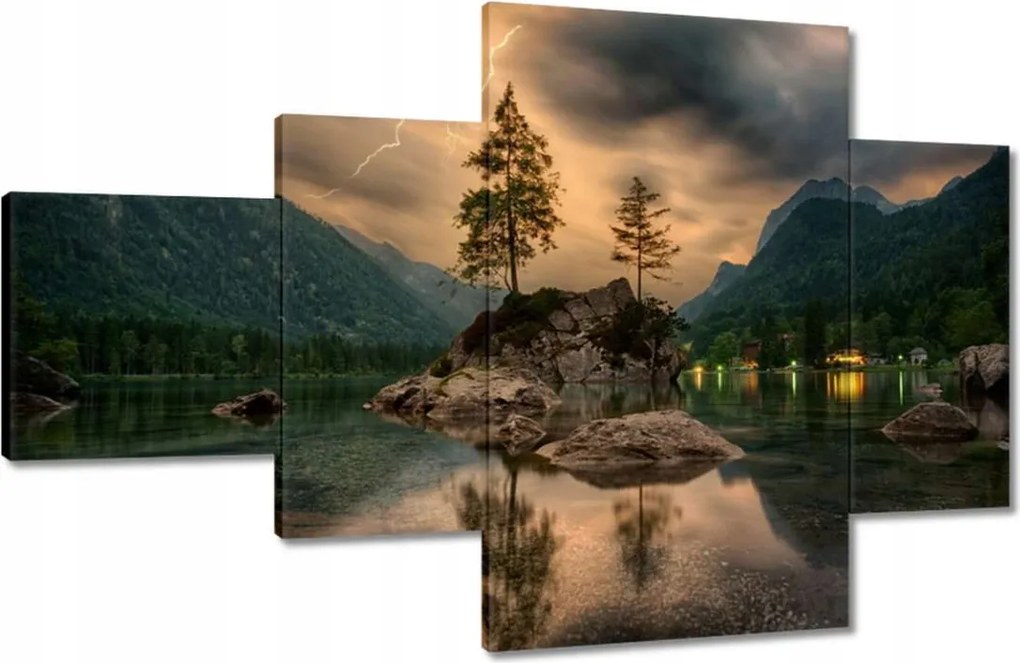 Festmények 130x80 Hegyi szépség Tájkép