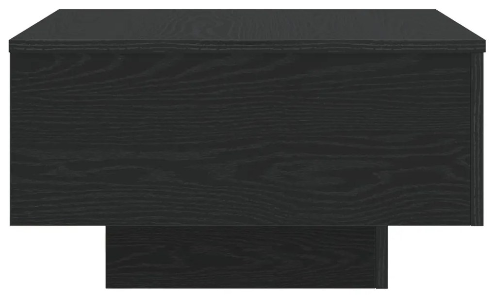 vidaXL Dohányzóasztal Fekete tölgy 55 x 55 x 31 cm Faanyag