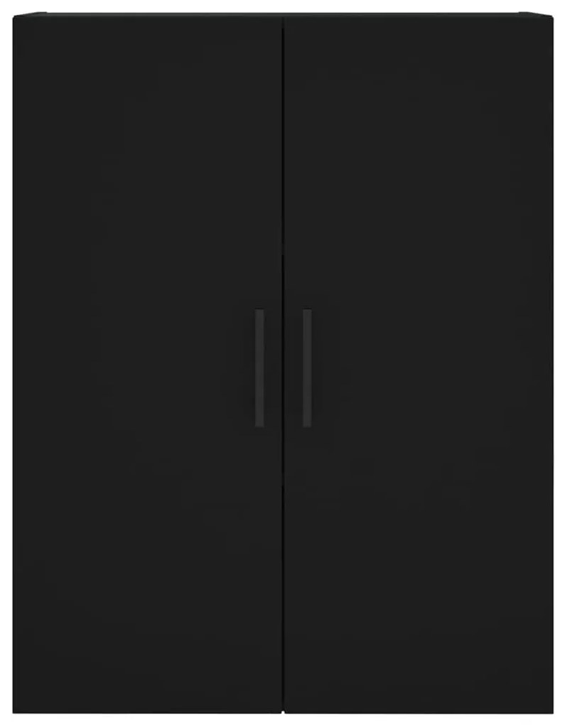 vidaXL fekete fali szekrény 69,5 x 34 x 90 cm