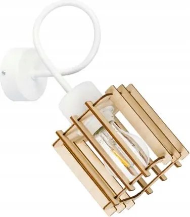 Fali Lámpa E27 fali fix loft fa Kocka