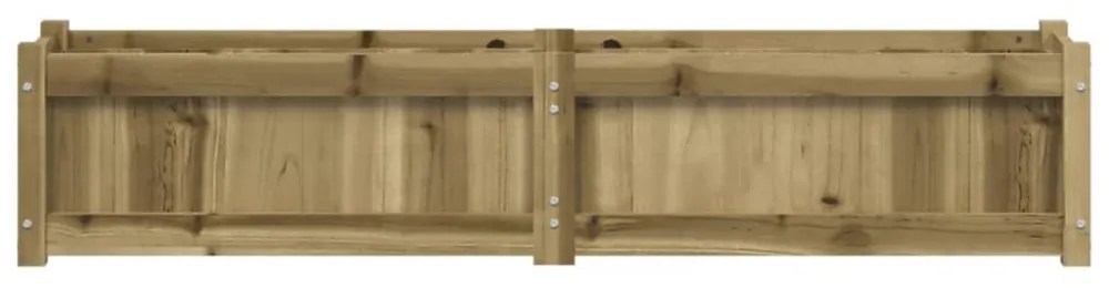 impregnált fenyőfa virágláda 150x31x31 cm