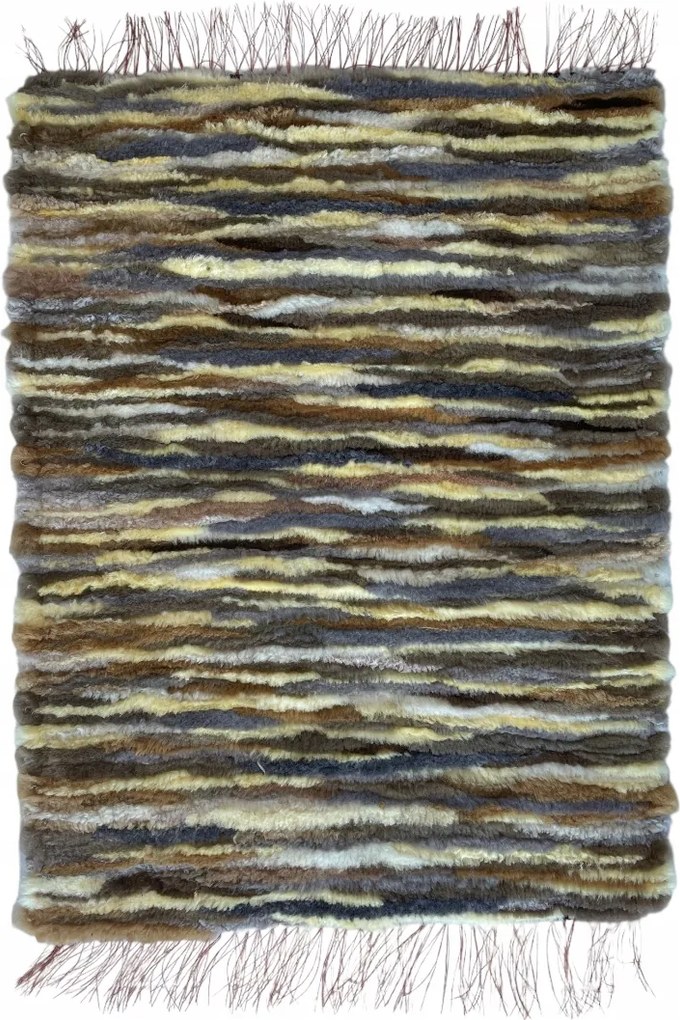 Báránygyapjú szőnyeg természetes meleg 105 x 70