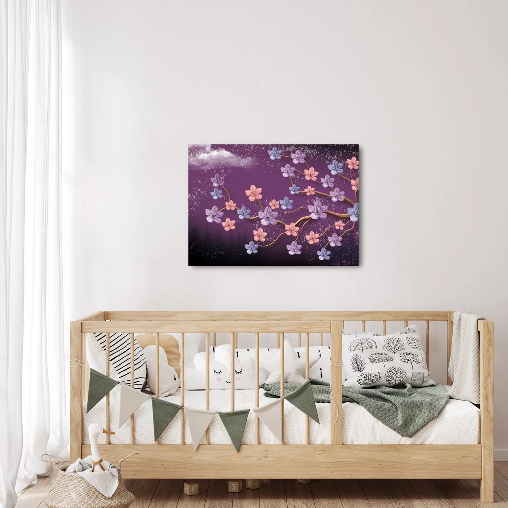 Kép - Tavaszi alkonyat (70x50 cm)